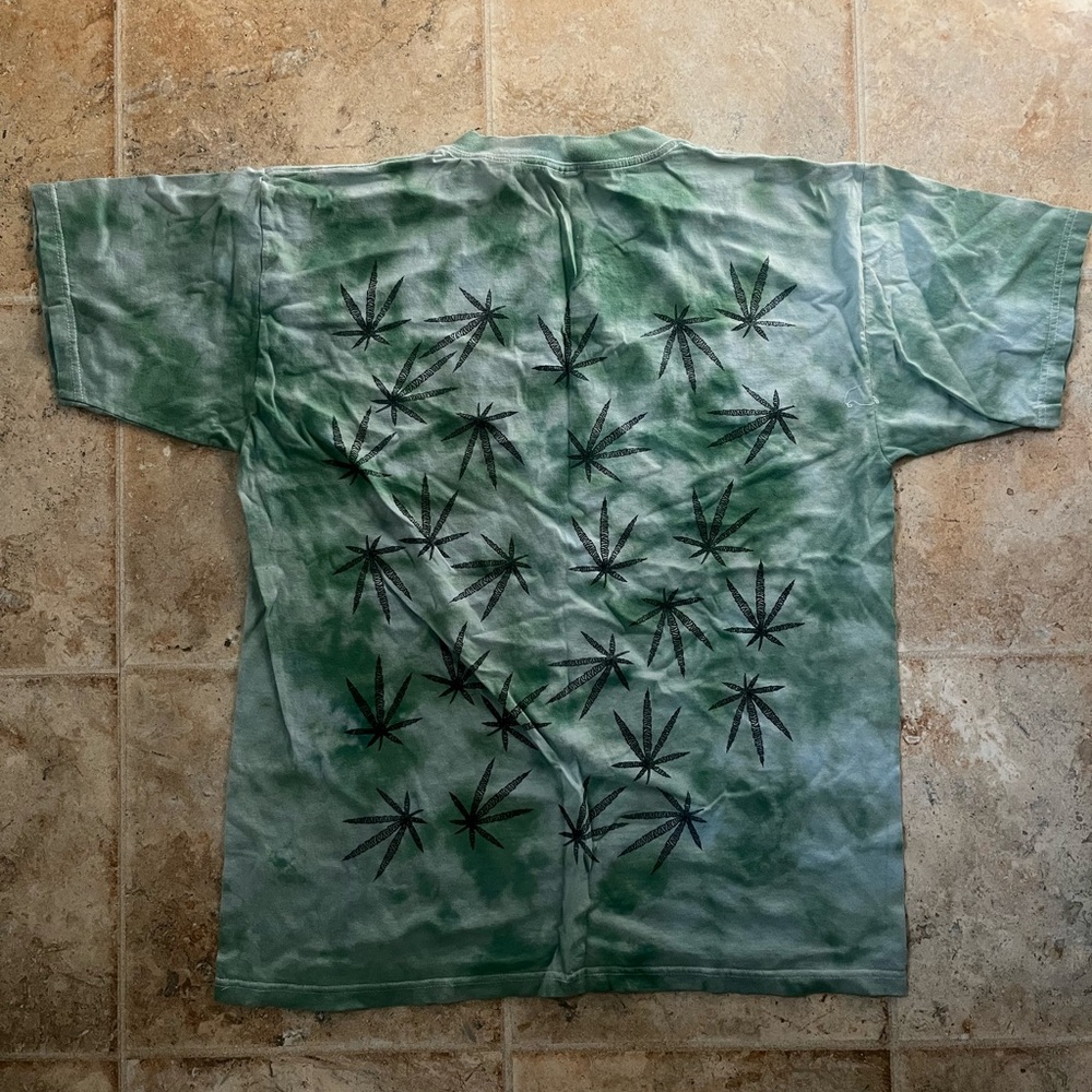 High Times Green Tie-Dye Graphic Tee - Picture 2 of 2